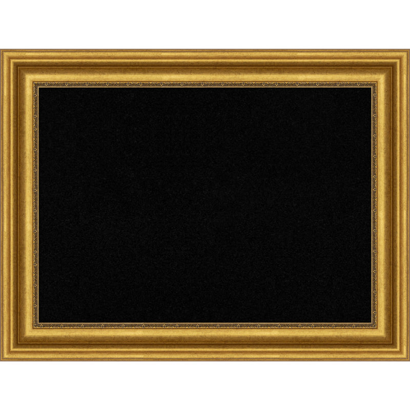 Petit, Black, 30 po x 42 po, Gold