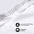 1200 Thread Count 100% Egyptian Cotton Geometric Embroidered Scroll Bed Sheet Set-89966592-89966597