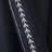 Lush Decor Olivia Ric Rac Embroidery Border Semi-Sheer Single Curtain Panel
