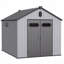 Remise de rangement en plastique pour jardin