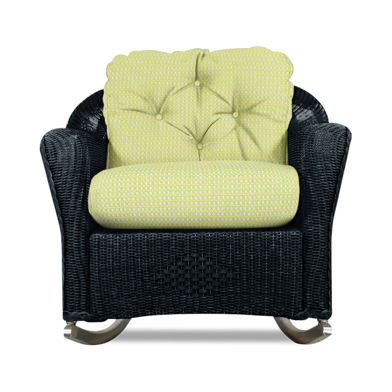 Reflections Outdoor Rocker Chair, Knix Granite, Ebony