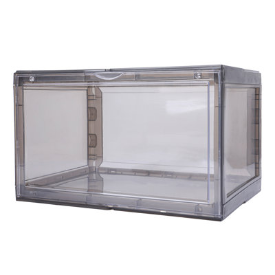 2 Pair Stackable Shoe Storage Box