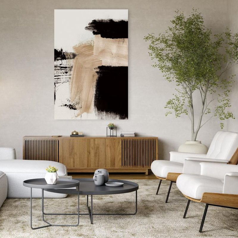 Art contemporain contemporain abstrait, H 48 po x l 32 po