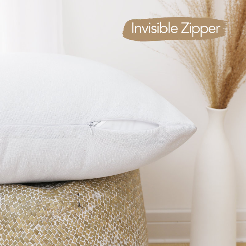  Square Pillow Cover, Star White, 24" x 24"