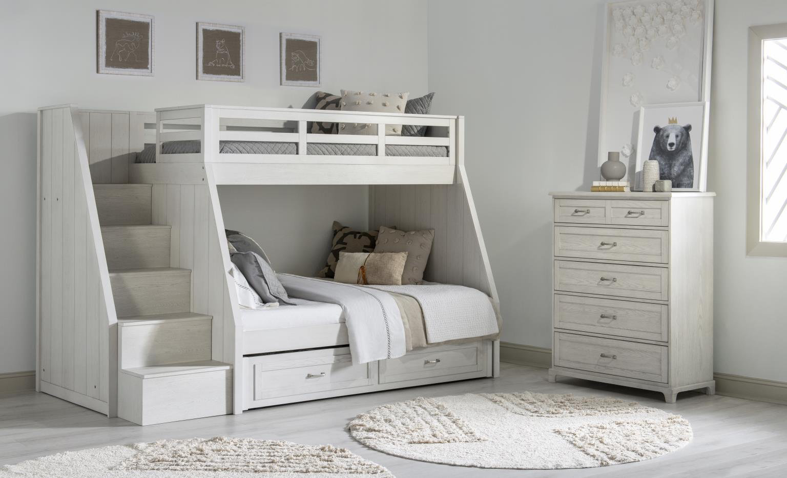 Ashton Kids Twin Over Full Bunk Bed