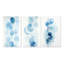 «Tranquility Vintage Light Blue Circles III», 3 pièces sur toile-1640478023-1640478020