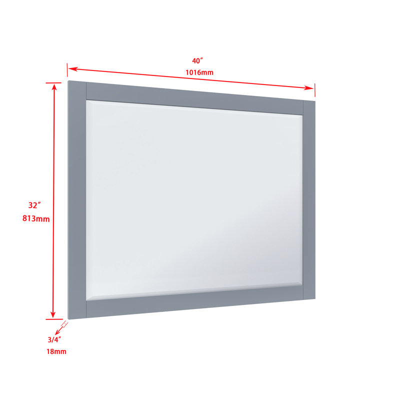 Bernharda, Gris charbon, 32 po x 40 po