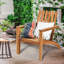 Chaise Adirondack en bois massif Fronton