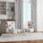 Multicolor Trendy Geometric - Upholstered Patterned Accent Side Chair