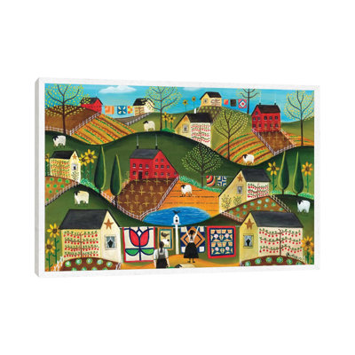 Country Garden Folk Art Quilts by Cheryl Bartley - Painting on Canvas