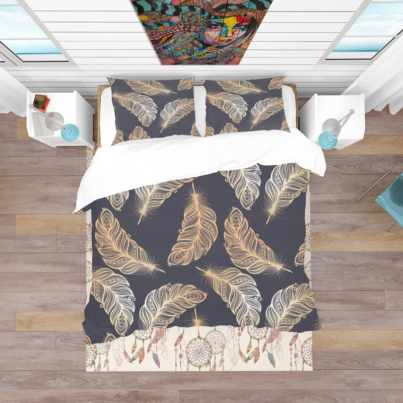 Ensemble de housse de couette sud-ouest, Housse simple + 1 taie décorative