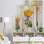 « rose avec feuilles vertes painting », peinture-1804642465-1804642477