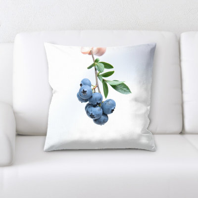 Blueberry Throw Pillow