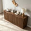 Buffet de 67 pouces avec ondulation moderne et contour arrondi-299662315-299662325