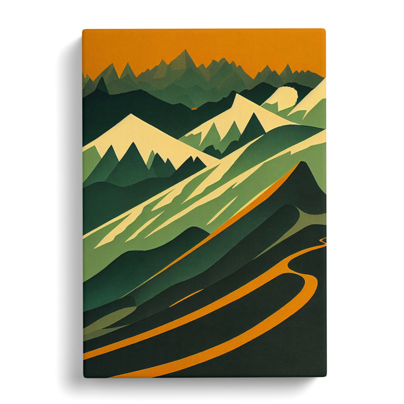 Mountain Deco Vol.2 - Wrapped Canvas, 50cm H x 35cm W x 3cm D