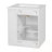 Bathroom Cabinet with sink and Side shelf