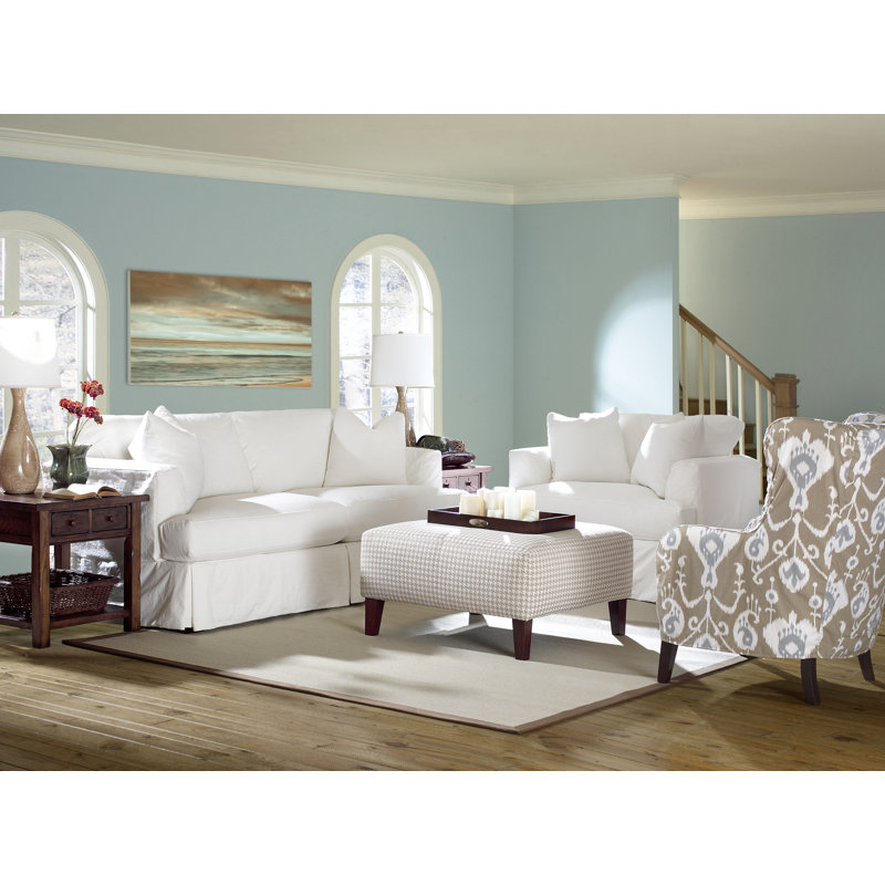 Fauteuil Lucia, Denim indigo classique