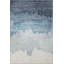 Tapis décoratif moderne bleu à motif abstrait lavable à la machine-636542777