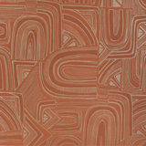 Celeste Timbre Geometric Wood Pulp Blend Pretrimmed Roll