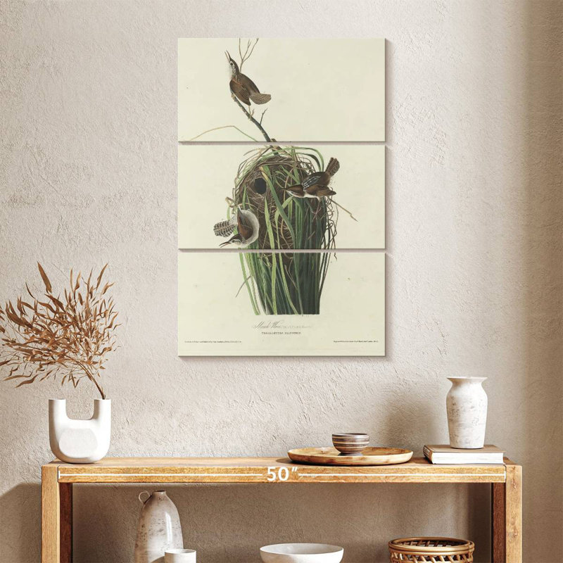 Keiri Marsh Wren, 38" H x 24" W