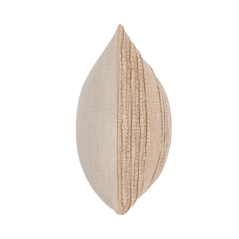 Gratitude Indoor/Outdoor Pillow Cover & Insert, Rectangle 14"H x 20"W, Natural