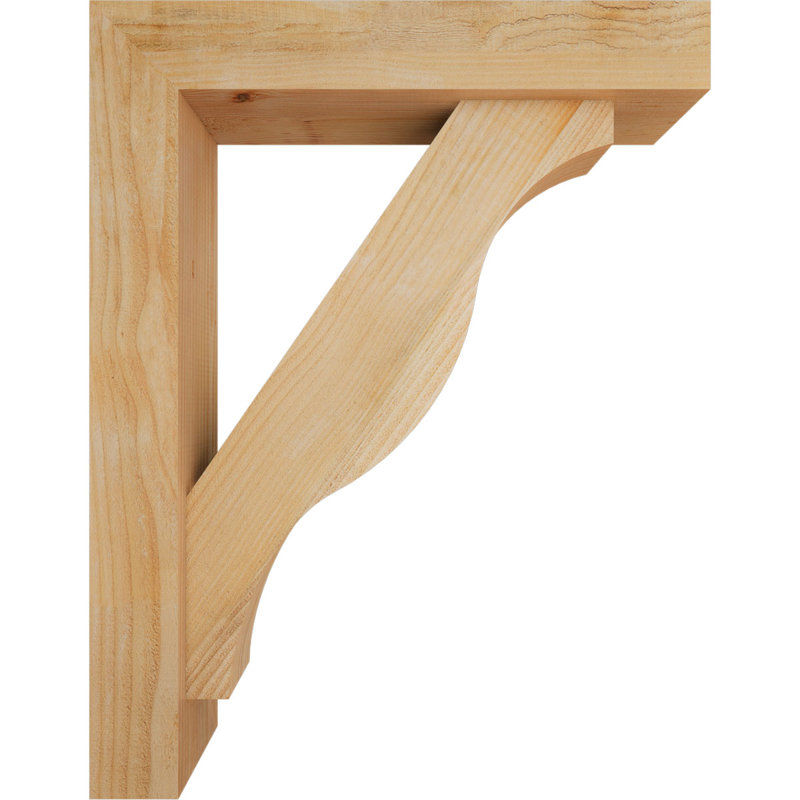 Support pour scie rugueuse avec support décalé, l 6 po x P 28 po x H 36 po, sapin Douglas, 36 x 28