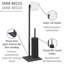 Hermantown Freestanding Toilet Brush & Holder