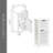 Miami Bathroom Storage Cabinet with Vented Door and Drawer