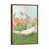 Classic Brown Wood Floater Framed