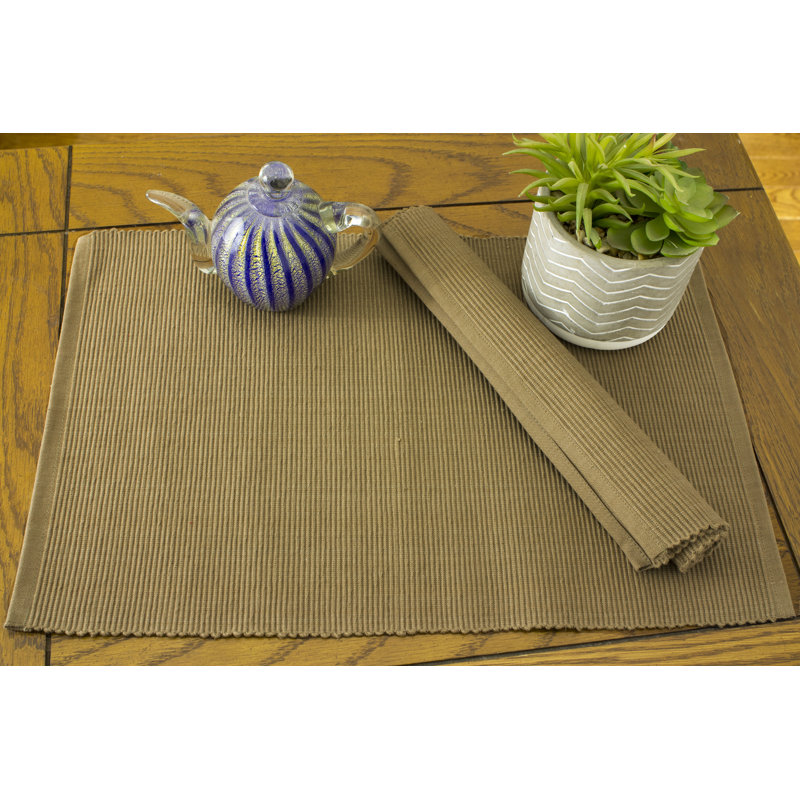 Gena 100% Cotton Rectangle, Tan