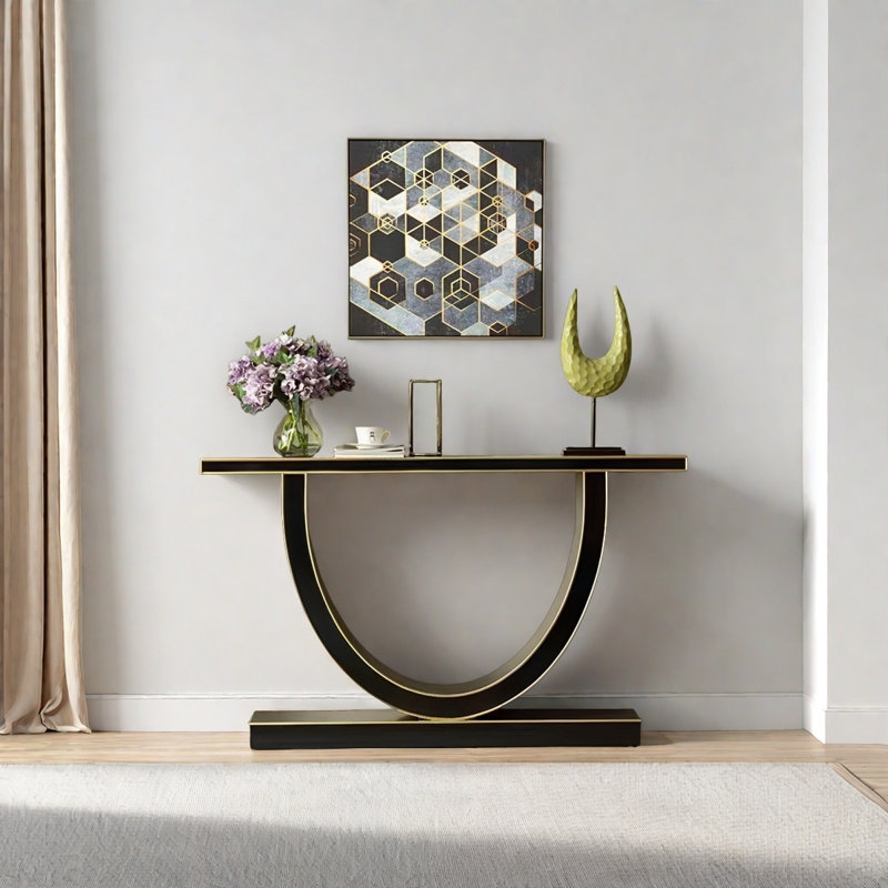 Console moderne minimaliste, H 31,5 po x l 47,24 po x P 11,81 po