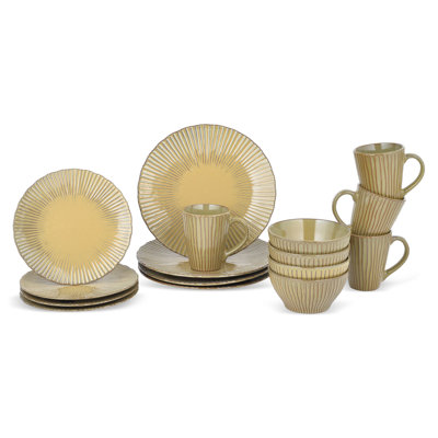 Orizaba Piece Ceramic Dinnerware Set - Service for 4