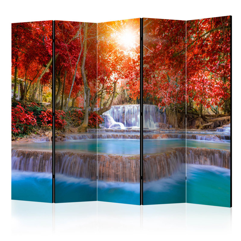 Dajad 172cm H Folding Room Divider, 5