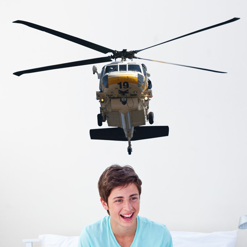Adhésif décoratif Chibi LACoFD Copter 19, H 36 po x l 60 po