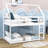 Turco Kids Twin Over Twin Bunk Bed-251728337