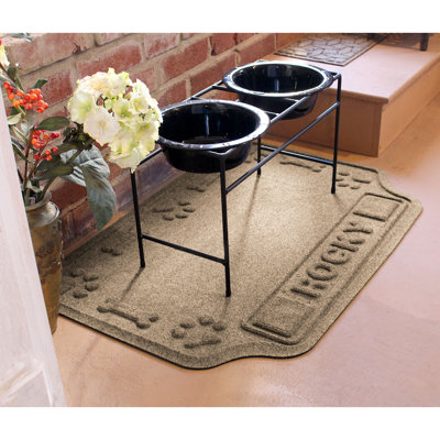 Tapis pour animaux intérieur et extérieur 22 po x 33 po WaterHog® Drool Hog Paws and Bones