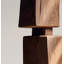 Sculpture abstraite en bois, ornement vertical haut