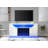 Maya White Fireplace