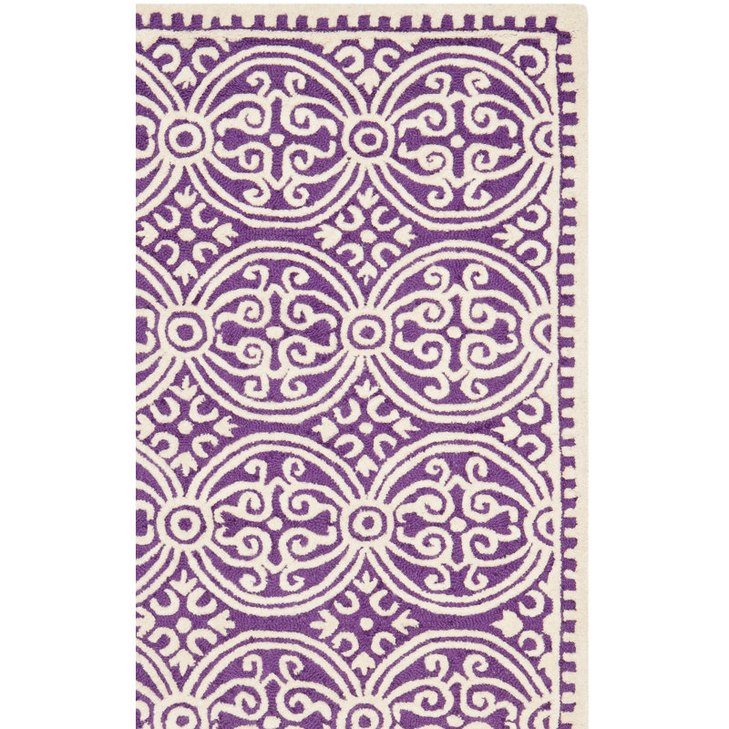 Cambridge Hand Tufted Wool Geometric Rug, Rectangle 8' x 10'