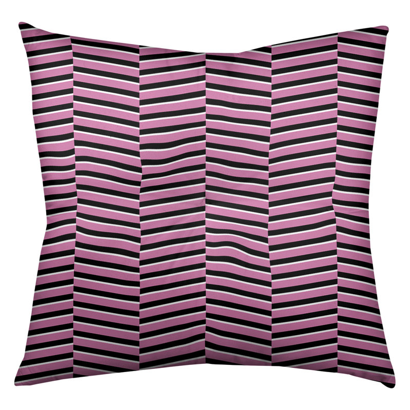 Coussin Rhonda, 26 po x 26 po, Jaune / blanc