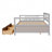 Full Size Daybed Wood Bed With Two Drawers