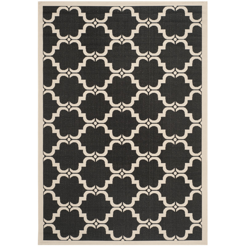 Herefordshire Performance Geometric Indoor/Outdoor Area Rug, Rectangle 2'7" x 5'