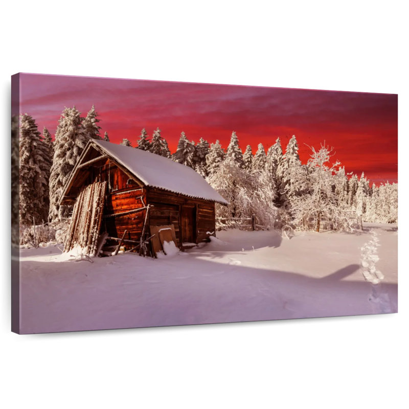 Lilie rustique chalet d'hiver, H 34 po x l 51 po