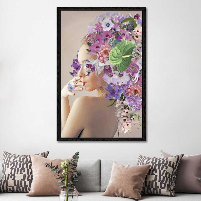 June by Ana Paula Hoppe - Print on Canvas, Black Framed, 152.4cm H x 101.6cm W x 3.81cm D