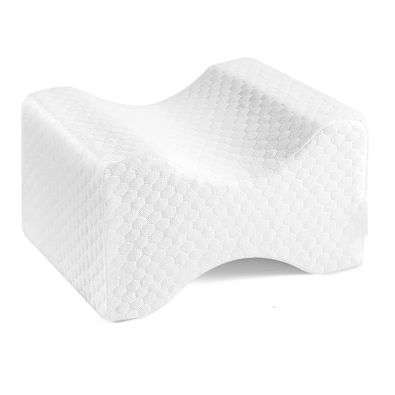 1 oreiller en mousse à mémoire de forme pour les dormeurs latéraux - détendez-vous de la sciatalgie, du dos, des hanches, des genoux et des articulations - Housse amovible et lavable - parfaite pour la grossesse et l'allaitement