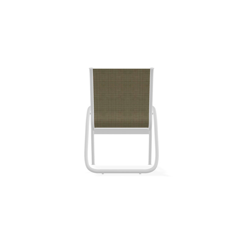 Fauteuil de patio Gardenella, Blanc texturé, Pierre d'élévation