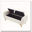 Banc rembourré en velours côtelé avec rangement 57 po-1915699312