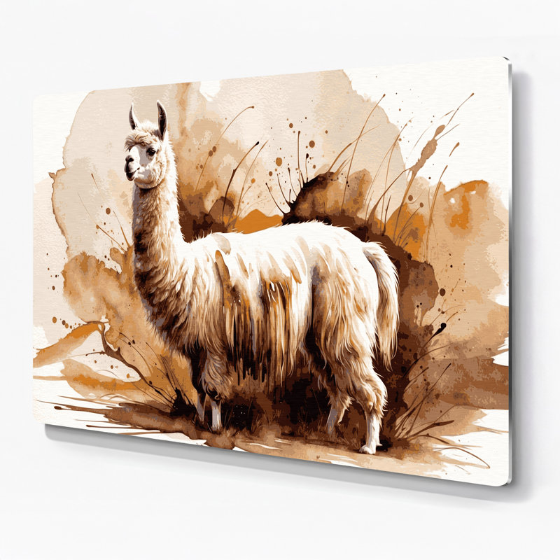 Art mural en métal faune, H 11 po x l 14 po
