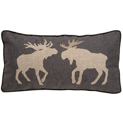 Two Moose Pillow