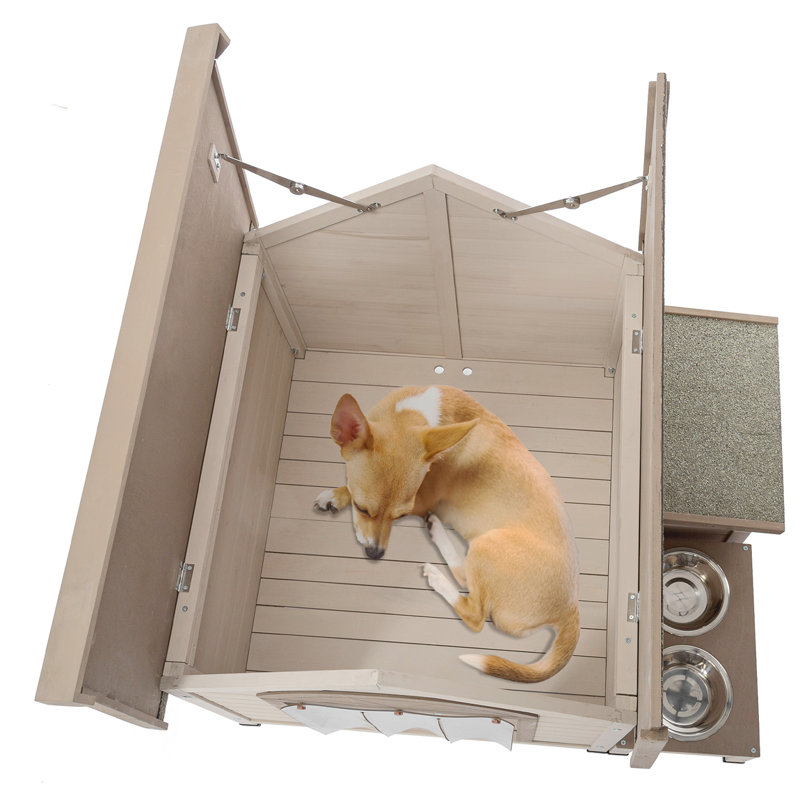 Niche pour chien en bois massif Martell